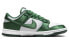 Фото #2 товара Nike Dunk Low "Team Green and White" 绿丝绸 耐磨透气 低帮 板鞋 女款 白绿 / Кроссовки Nike Dunk Low DX5931-100