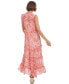Фото #2 товара Women's Tiered Floral Chiffon Maxi Dress