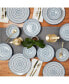 Фото #10 товара Набор посуды Tabletops Gallery синий Pad Print 12-позиций, обеденный сервис для 4