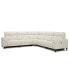 Фото #1 товара CLOSEOUT! Jazlo 5-Pc. Leather Sectional with 3 Power Recliners, Created for Macy's