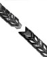 Men's Cubic Zirconia Chevron Link Bracelet in Stainless Steel