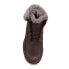 Lugz Rucker HI Fur WRUCKRHFUV-6470 Womens Burgundy Casual Dress Boots 9