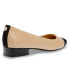 ფოტო #11 პროდუქტის Women's Caroleen Cap Toe Ballet Flats