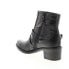 Фото #6 товара Miz Mooz Fernando 226242 Womens Black Leather Ankle & Booties Boots 6
