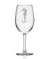 Фото #2 товара Seahorse All Purpose Wine Glass 18Oz - Set Of 4 Glasses