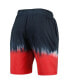 Men's Navy and Red Philadelphia 76ers Hardwood Classic Authentic Shorts