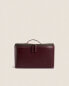 Large leather toiletry bag