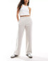 New Look wide leg jogger in oatmeal