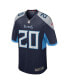 ფოტო #2 პროდუქტის Men's Tony Pollard Navy Tennessee Titans Game Player Jersey