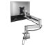 Durable Monitor mount with arm for 1 screen - Clamp/Bolt-through - 8 kg - 53.3 cm (21") - 96.5 cm (38") - 100 x 100 mm - Silver