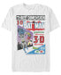 ფოტო #1 პროდუქტის DC Men's Batman 3D Comic Cover Short Sleeve T-Shirt