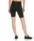 Фото #2 товара Dkny Women's 247037 Black Sport Gradient-Stripe High-Waist Bike Shorts Size XS