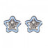 Girl´s earrings Stars with crystals Star L2002BLU