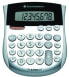 TI TI-1795 SV - Desktop - Basic - 8 digits - Display tilting - Battery/Solar - Black,Silver,White