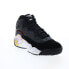Фото #2 товара Fila MB Diy 1BM01293-992 Mens Black Leather Lace Up Athletic Basketball Shoes 16