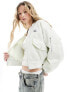 Фото #1 товара Calvin Klein Jeans zipped lw bomber jacket in white