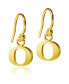 ფოტო #1 პროდუქტის Women's Oregon Ducks Gold-Tone Plated Dangle Earrings