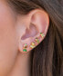 ფოტო #2 პროდუქტის Crystal Multi-Color Disney Princess Tiana Stud Earring Set