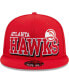Фото #4 товара Men's Red Atlanta Hawks Gameday 59FIFTY Snapback Hat