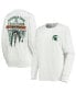 Фото #1 товара Women's White Michigan State Spartans Traditions Pennant Long Sleeve T-shirt