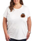 ფოტო #1 პროდუქტის Air Waves Trendy Plus Size Halloween Graphic T-shirt