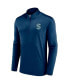 ფოტო #3 პროდუქტის Men's Deep Sea Blue Seattle Kraken Underdog Mindset Quarter-Zip Jacket