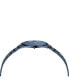 ფოტო #2 პროდუქტის Men's Ultra Slim Blue Stainless Steel Bracelet Watch 40mm