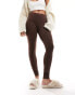 Фото #4 товара Vero Moda seamless leggings in coffee bean brown