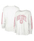 ფოტო #2 პროდუქტის Women's White Ohio State Buckeyes Statement SOA 3-Hit Long Sleeve T-shirt