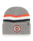 Фото #1 товара Men's Charcoal Auburn Tigers Highline Cuffed Knit Hat