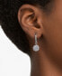 Silver-Tone Constella Crystal Drop Earrings