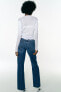 Semi-sheer crepe cotton top