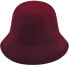 Фото #1 товара Women's Winter Dome Bell Hat Wool Fishing Hats England Warm Solid Fedora