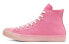 Кеды женские Converse Neon Leather Chuck Taylor All Star High Top 166568C, розовые 36 - фото #1