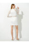 Фото #15 товара Dantel Detaylı Saten Mini Bridal Elbise
