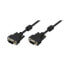 LogiLink 5m VGA - 5 m - VGA (D-Sub) - VGA (D-Sub) - Black - Male/Male - RoHS - UL-2919