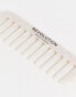 Revolution Hair Natural Curl Wide Tooth Comb White