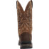 Фото #4 товара Rocky Carbon 6 Pull On RKW0375 Mens Brown Wide Leather Western Boots 11.5