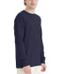 Фото #4 товара Unisex Garment Dyed Long Sleeve Cotton T-Shirt