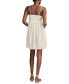 ფოტო #2 პროდუქტის Women's Poplin Cutout Mini Dress