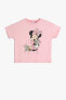 Kız Bebek Lisanslı Pamuklu Minnie Mouse Tişört 3smg10164ak