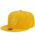 ფოტო #1 პროდუქტის Men's Gold Las Vegas Raiders Color Pack 59FIFTY Fitted Hat