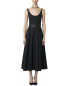 Фото #1 товара Carolina Herrera Thin Strap Scoop Neck Midi Dress Women's Black 10