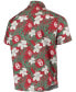Фото #3 товара Men's Crimson Oklahoma Sooners Floral Button-Up Shirt