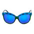 Фото #3 товара Женские солнцезащитные очки кошачий глаз разноцветные зеркальные Italia Independent 0092INX-033-000 (58 mm)