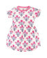 Фото #5 товара Baby Girls Baby Organic Cotton Dress and Cardigan 2pc Set, Abstract Flower