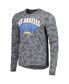 Men's Black Los Angeles Chargers Performance Camo Long Sleeve T-shirt
