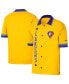 Men's Gold, Purple Los Angeles Lakers 2021/22 City Edition Therma Flex Showtime Short Sleeve Full-Snap Collar Jacket