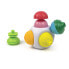 LALABOOM Educational Cube And Beads 9 Pieces