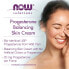 Фото #4 товара NOW Foods, Solutions, крем для восстановления баланса кожи с прогестероном из дикого ямса, без аромата, 20 мг, 85 г (3 унции)